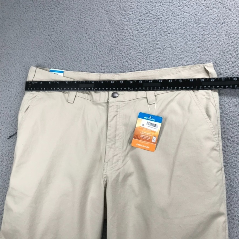 COLUMBIA Pants Mens Size 40x31 (Tag 40x32) Flex‎ ROC Straight Leg Omni-Shade NEW - Picture 10 of 16